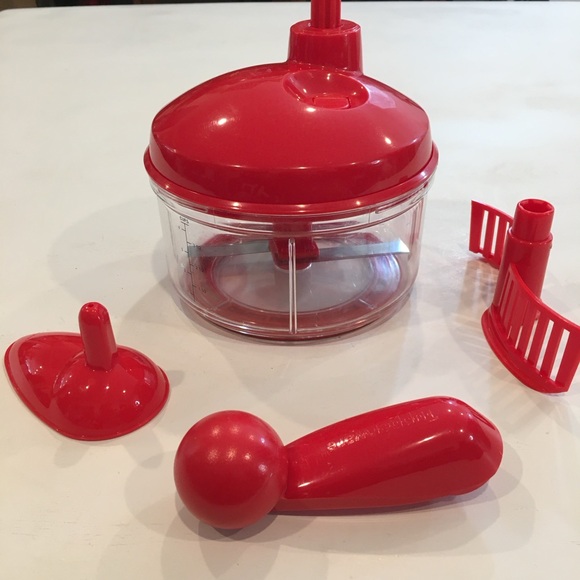 Tupperware | Red Quick Chef Food Processor - Picture 4 of 7
